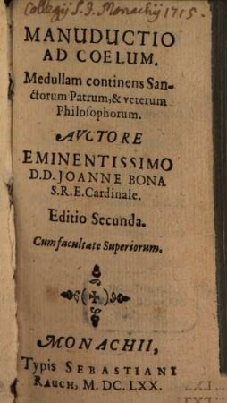 Manuductio ad Caelum