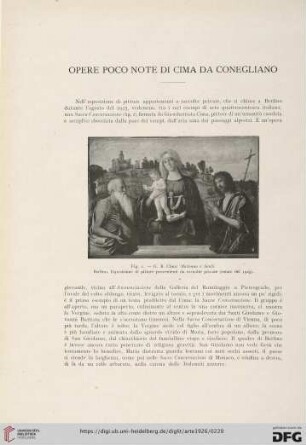 29: Opere poco note di Cima da Conegliano
