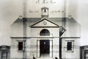 Rathaus: Planungsentwurf von Christian Frederik Hansen