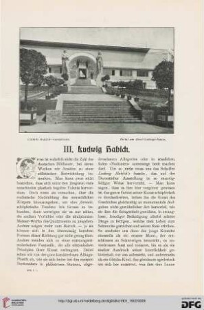 III. Ludwig Habich