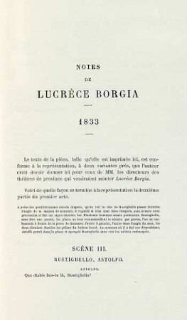 Notes de Lucrèce Borgia