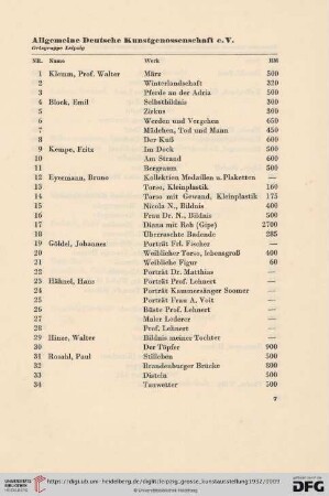 Allgemeine Deutsche Kunstgenossenschaft e. V. (Nr. 1-154)
