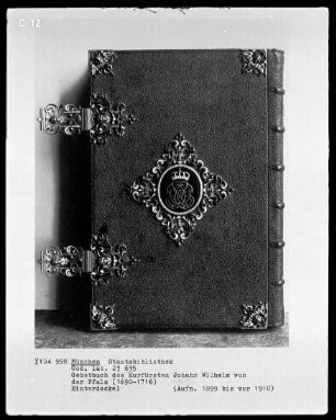 Gebetbuch des Kurfürsten Johann Wilhelm von der Pfalz (1690-1716)