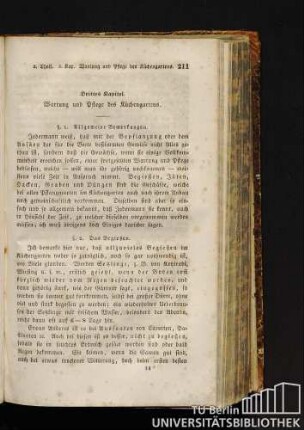 § 2. Das Begießen.