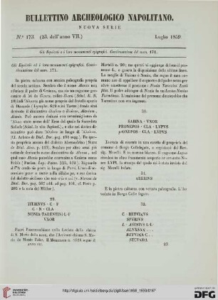 Nr. 173 (Luglio 1859)