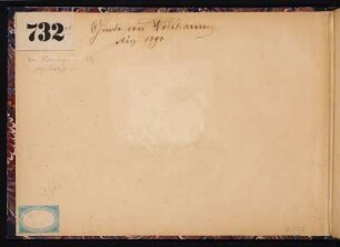 Handschriftlichen Besitzeinträge: Volckamer, Guido von / Autogramm / Datum 1890; Heerdegen-Barbeck, Nürnberg, Notiz