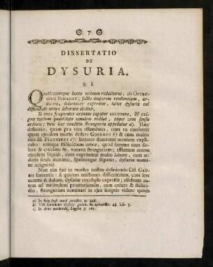 7-39, Dissertatio de Dysuria.