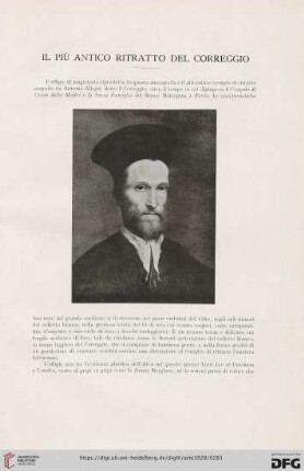 31: Il più antico ritratto del Correggio