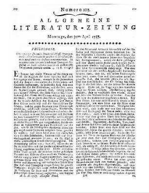 1787: Allgemeine Literatur-Zeitung