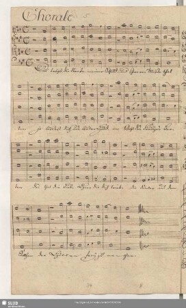 Chorale: Du trägst die Strafe meiner Schuld