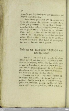 Anstalten zur allgemeinen Wohlfahrt und Wohlthätigkeit