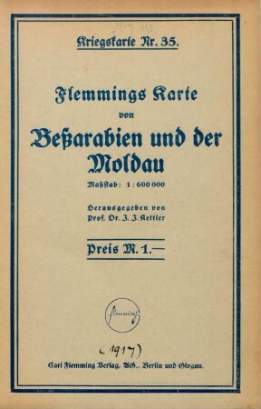 35: Karte von Bessarabien und der Moldau