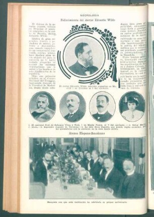 Fallecimiento del doctor Eduardo Wilde : Necrología