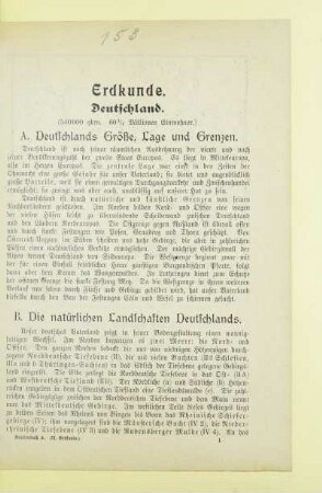 Erdkunde