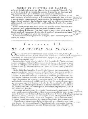 Chapitre III. De la Culture des Plantes
