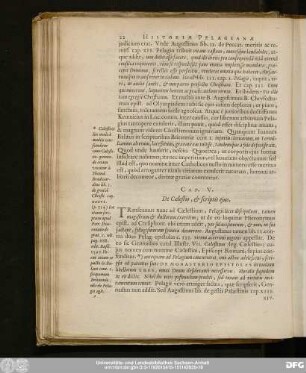 Cap. V. De Caelestio, & scriptis eius.