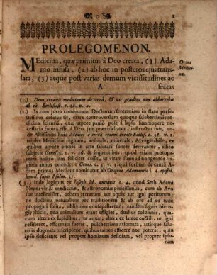 Institutiones medicae : succinctis thesibus comprehensae, notisque uberioribus ad mentem M. Hippocratis, RRissimorum, placita, artisque salutaris usum theoretico-practicum illustratae