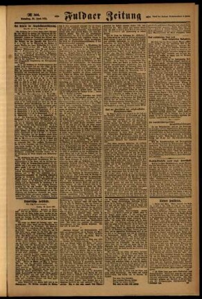 Zweite Ausgabe vom Samstag, den 25. Juni 1921.