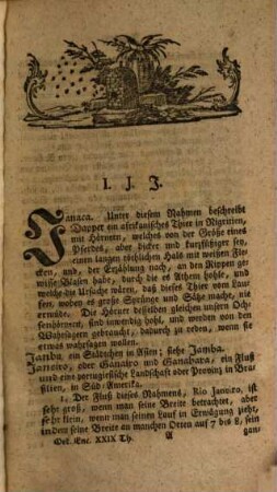 Oeconomische Encyclopädie, oder allgemeines System der Staats- Stadt- Haus- u. Landwirthschaft : in alphabetischer Ordnung, 29. Von Jan bis Inf : Nebst 4 Bogen Kupfer
