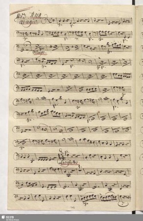 1183. Aria: Misero tu mi vuoi / Naumann. J.G.