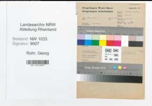 Entnazifizierung Georg Rohr , geb. 25.04.1914 (Polizeibeamter)