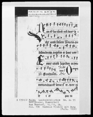 Anitiphonar, Sommerteil — Initiale V (idi), Folio 79 verso