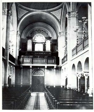 Karlsruhe, KA; Synagoge in der Kronenstraße, Innenansicht