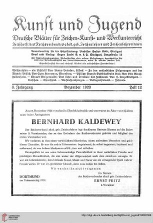 Heft 12 (Dezember 1928)