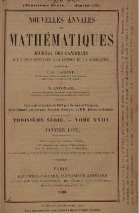 Janvier 1899.