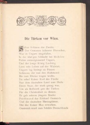 Die Türken vor Wien.