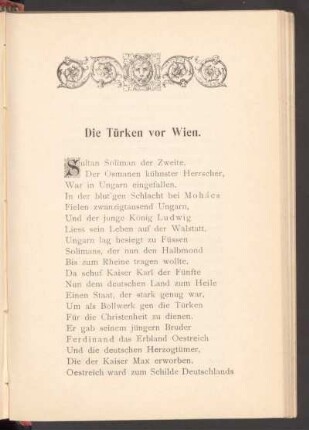 Die Türken vor Wien.