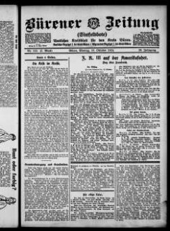 Bürener Zeitung. 1896-1935