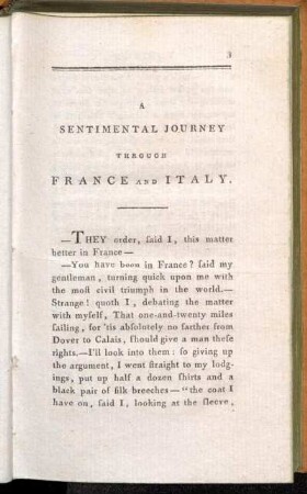 - They order, said I, this matter better in France -[...]