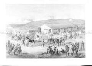 Die Ambulance bei Düppel am 16. April 1864