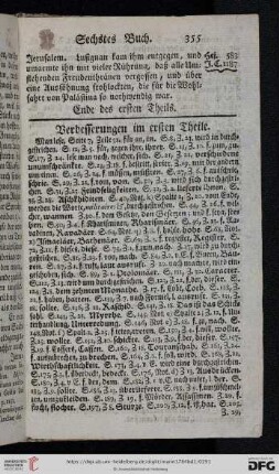 Verbesserungen im ersten Theile