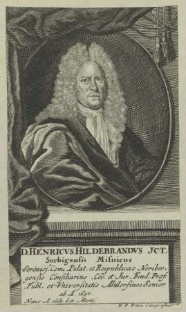 Bildnis des Henricus Hildebrandus