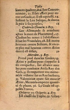 Abbregé De L'Histoire De France : Contenant ce qui s'est paßé de plus remarquable sous le regne de chaque Roy, depuis Pharamond iusques à Louys XIV. à present regnant, 1