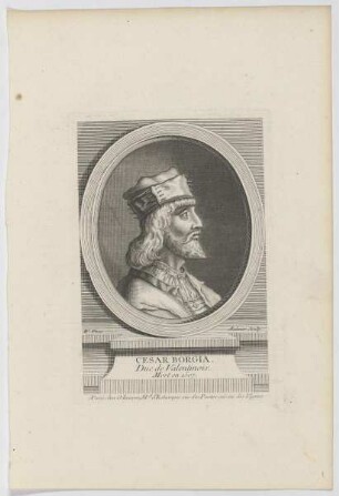 Bildnis des Cesar Borgia