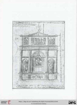 Disegni sconosciuti di Sangallo per le tombe di Leone X e Clemente VII