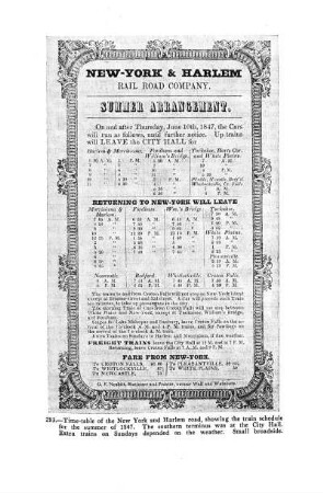 284. Printed announcement by a firm of forwarding agents and stage-coach proprietors soliciting business to the South. - 8vo. Adv. Amer. 1840