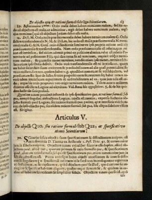63-85, Articulus V