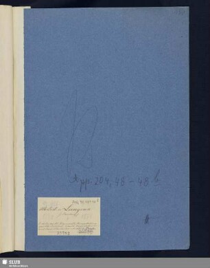 Nr. 48-48b. Langenn, Friedrich Albert von