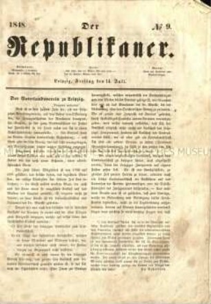 Der Republikaner. No. 9, 1817