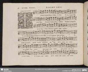 XVIII. Te decet hymnus Deus in Sion