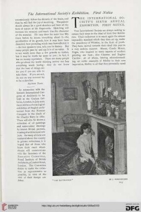 The International Society's sixth annual Exhibition, [1]