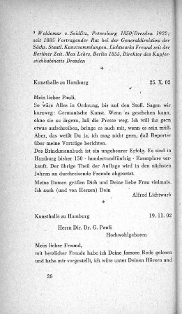 Kunsthalle zu Hamburg 25. X. 02