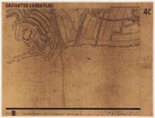 Gesamtbebauungsplan, Gaziantep Teilausschnitt, Gebiet südlich der Altstadt: Teilblatt 4C, Maßstabsleiste