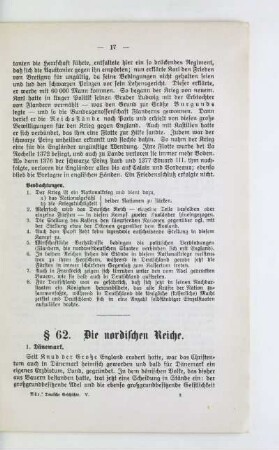 § 62. Die nordischen Reiche