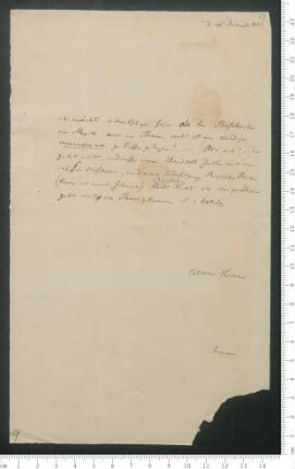 Brief von Adolf Erman an Adelbert von Chamisso