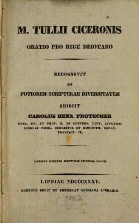 Oratio pro rege Deiotaro